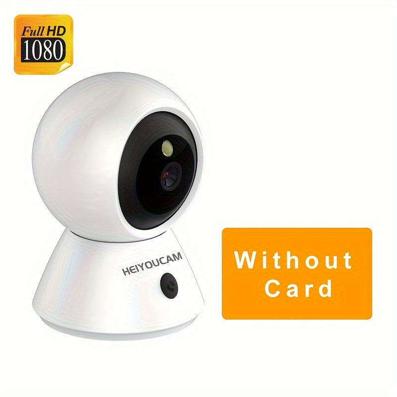 1080P Indoor Security Camera WiFi Pan Tilt Night Vision Motion Alerts Two-Way Audio