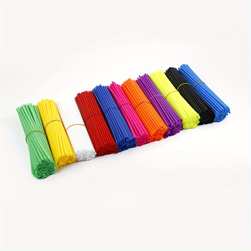 Universal Motorcycle Wheel Rim Spoke Wrap Kit 24cm 9.4in Dirt Bike Enduro