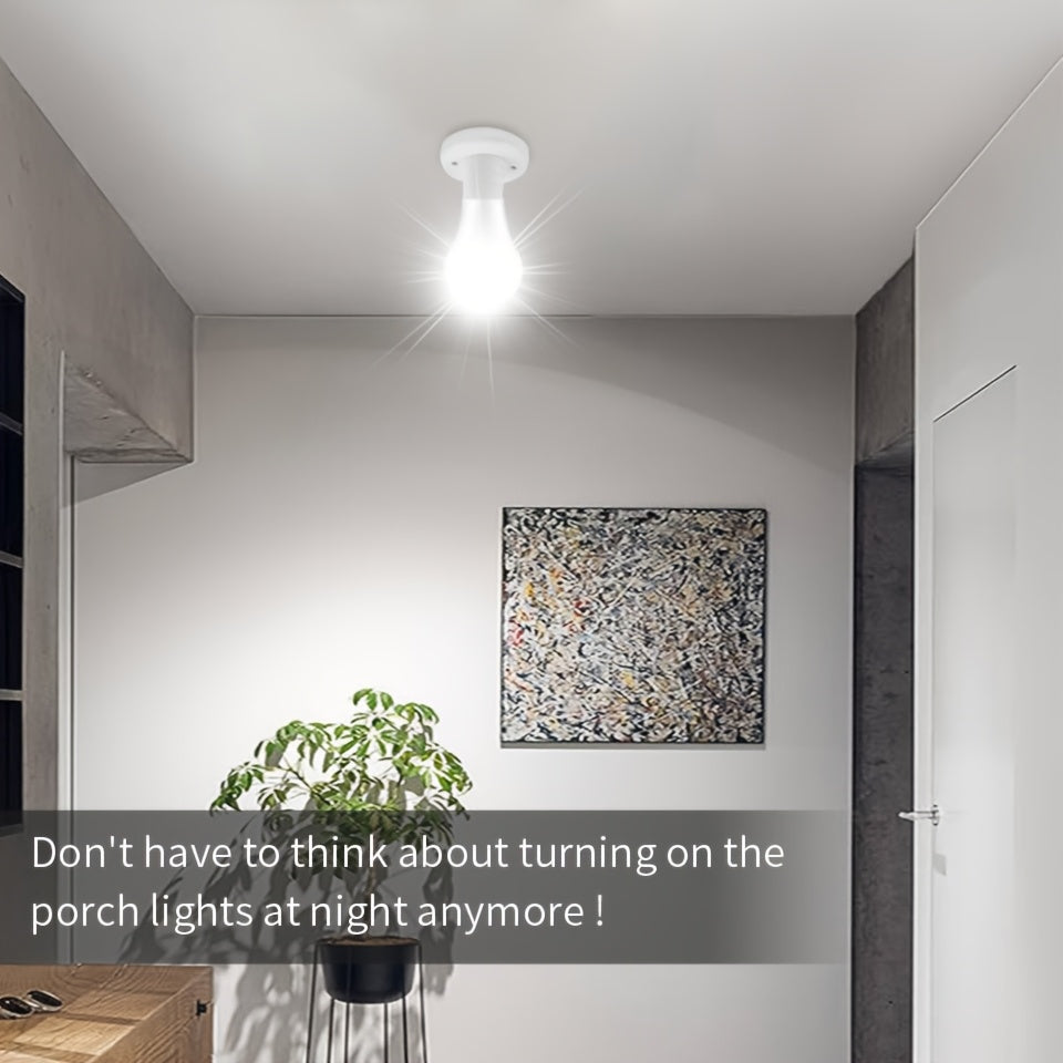 18W LED Motion Sensor Bulb E27 Auto On/Off Indoor White