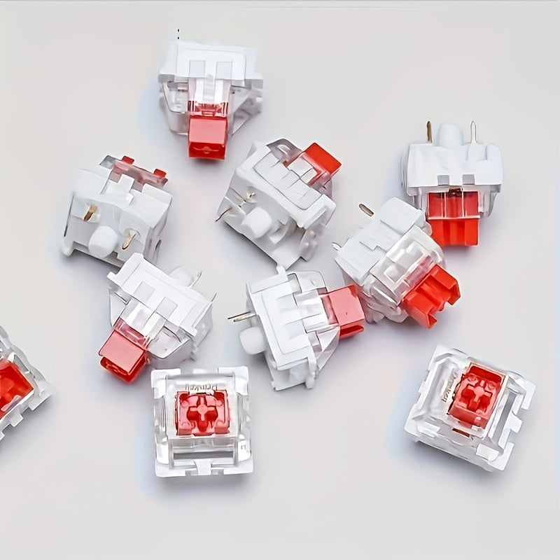 35 Straight Touch Mechanical Keyboard Switches 3 Pin 5 Pin Straight Axis