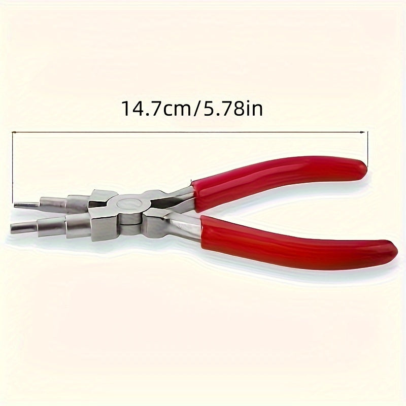 Jewelry Making Pliers Carbon Steel 6-in-1 Looping Wrapping Beading Tool