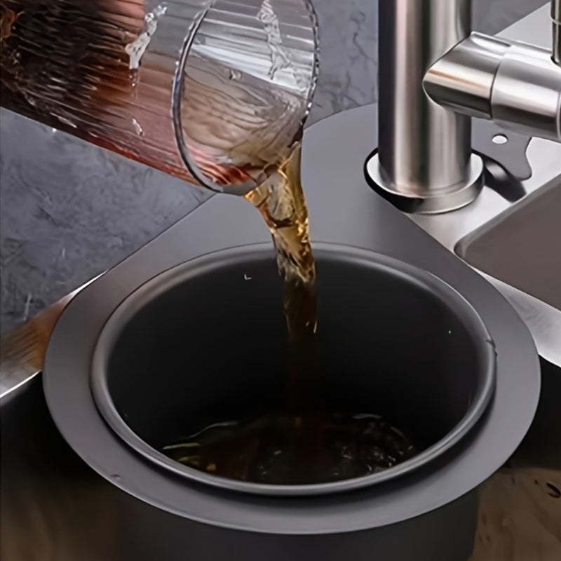 Stainless Steel Sink Strainer Basket Kitchen Drain Rack Food Waste Filter