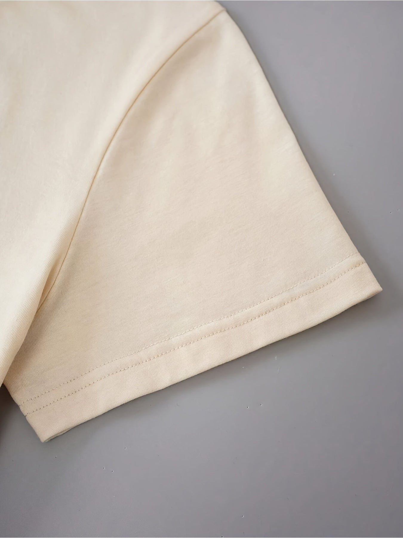 Women's Beige Casual Sports Tee with Love Plus Graphic Short Sleeve