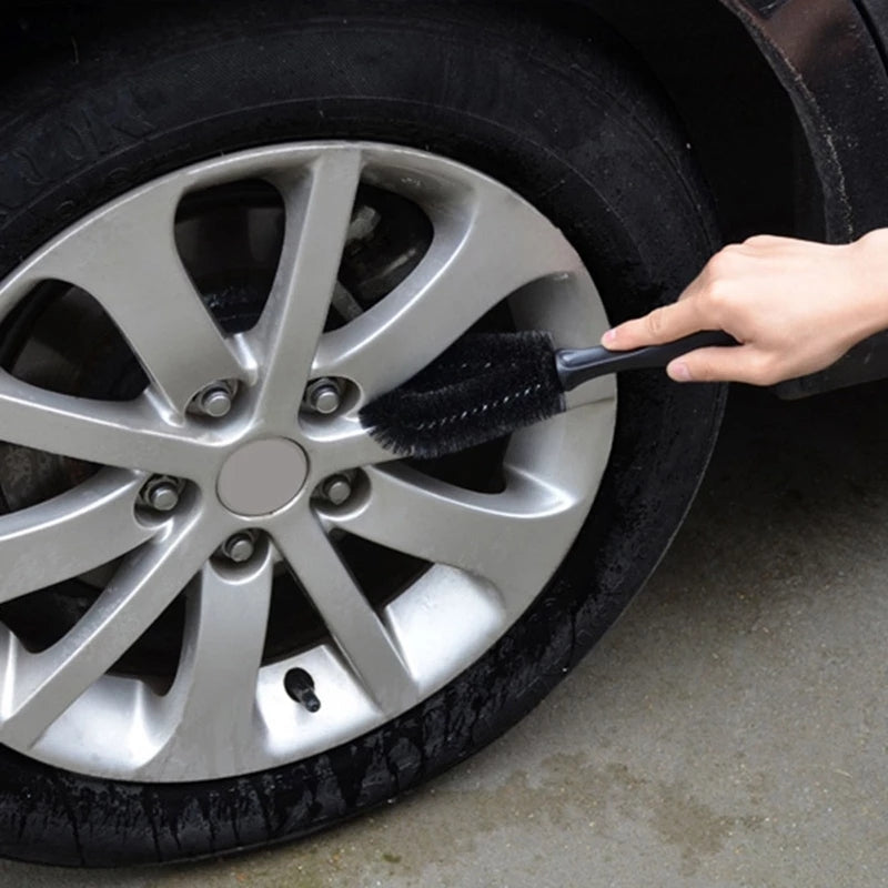 Car Wheel Brush Plastic Dust Cleaner Car Rim Cleaning Tool