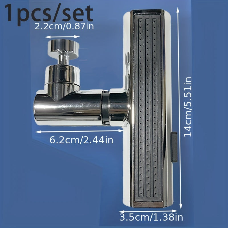 Zinc Alloy Chrome Rain Shower Head Set with Side Sprayer and Single Hole Mount