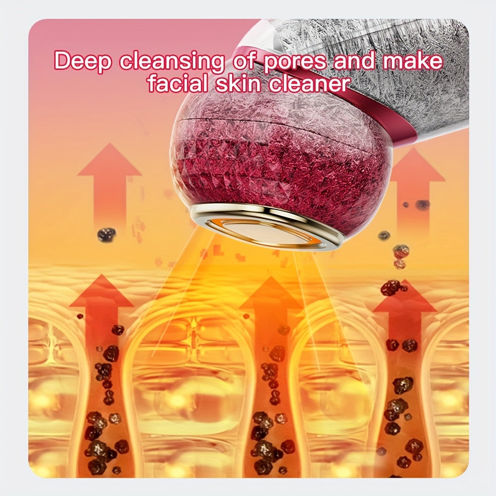 Multifunctional Beauty Device with Color Light Vibration Ice Warmth Modes for Skincare