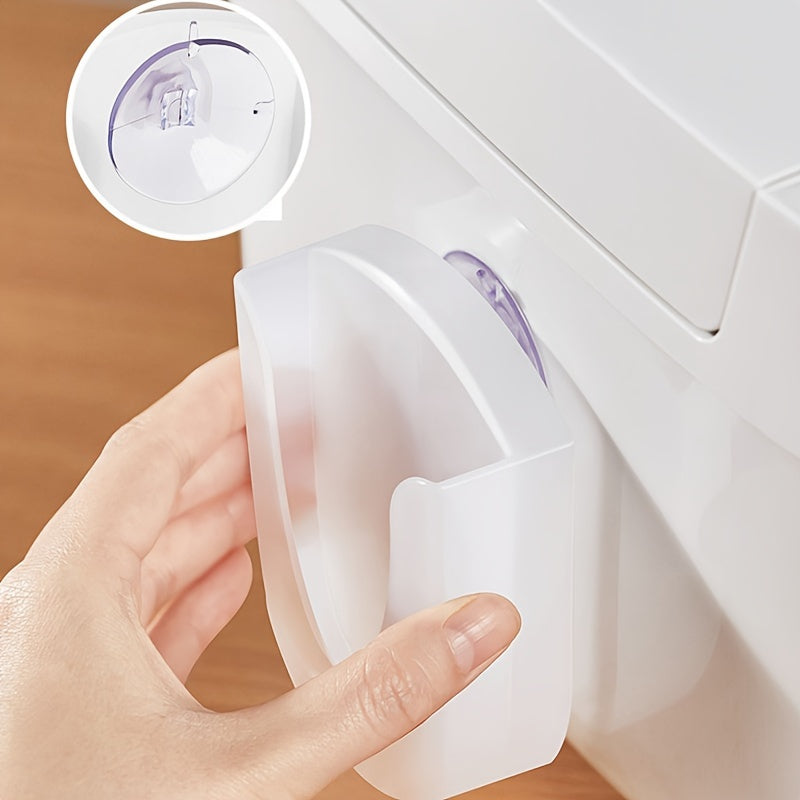 Soporte de cucharas de arroz de plástico con ventosa, organizador de utensilios de cocina para cucharas, cucharón y escudilla para olla de arroz