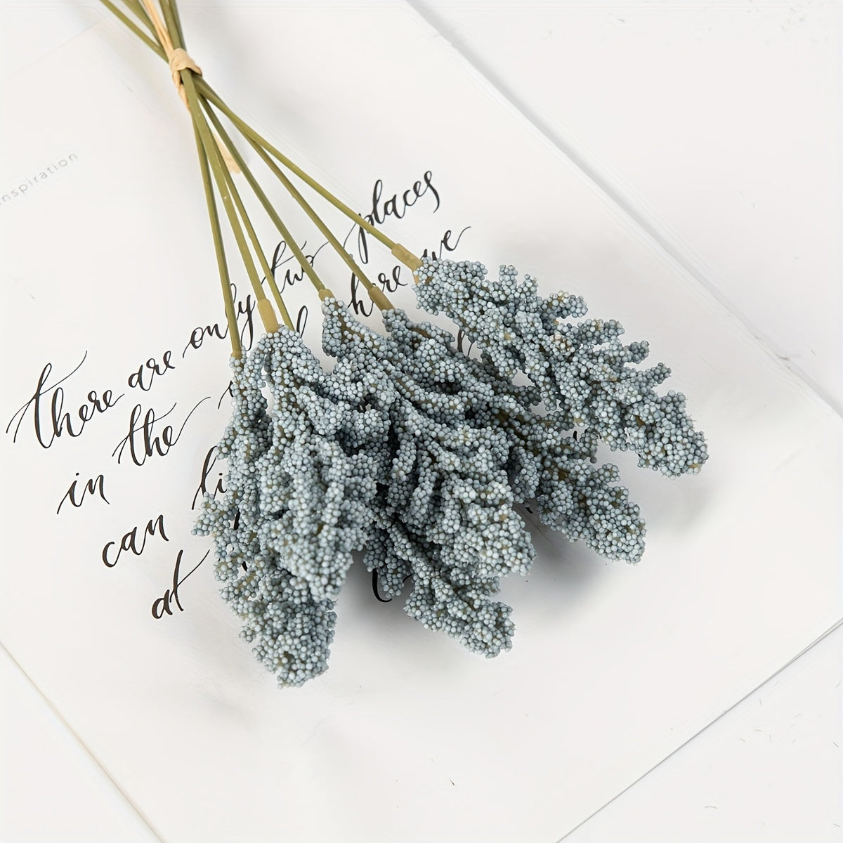 Искусственный букет лаванды для домашнего декора, свадеб и садов