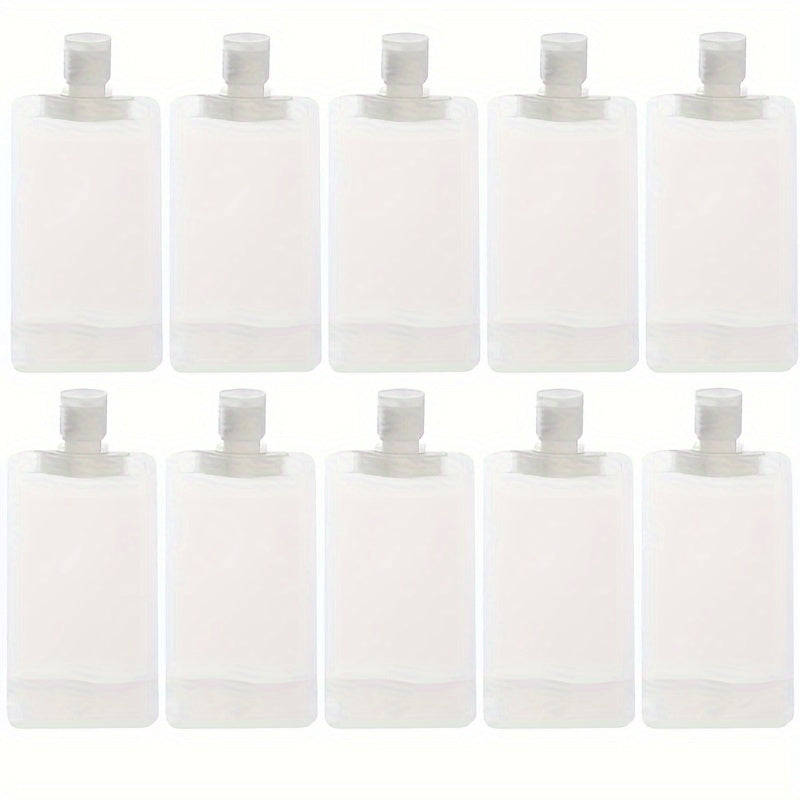 Travel Squeeze Pouches Refillable Lotion Shampoo Containers Leakproof 30/50/100ml