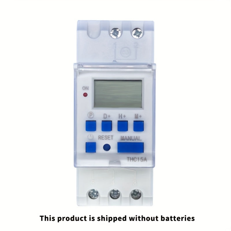 Compact Programmable Timer Rail-Mounted Controller 220V Automatic On/Off
