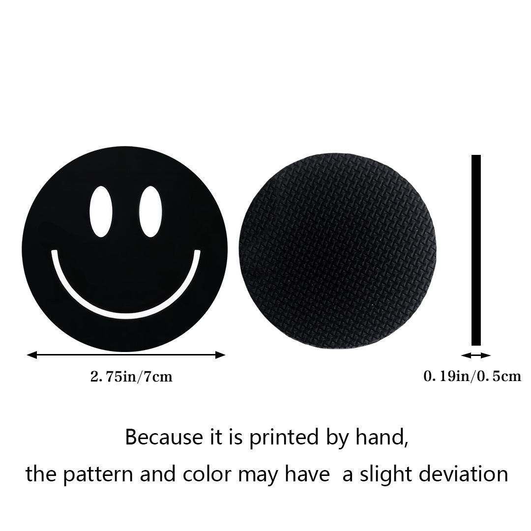 2 dona Sponj kauchuk avtomobil stakan tutqichlari, universal, sirpanmaydigan, suv uchun halqalar matolari