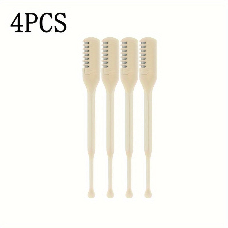 Men’s Nose Hair Trimmer Set, Plastic, 360° Rotary, Double-Sided Blades