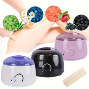 Plug-In Hair Removal Wax Kit for Legs and Nose European Standard