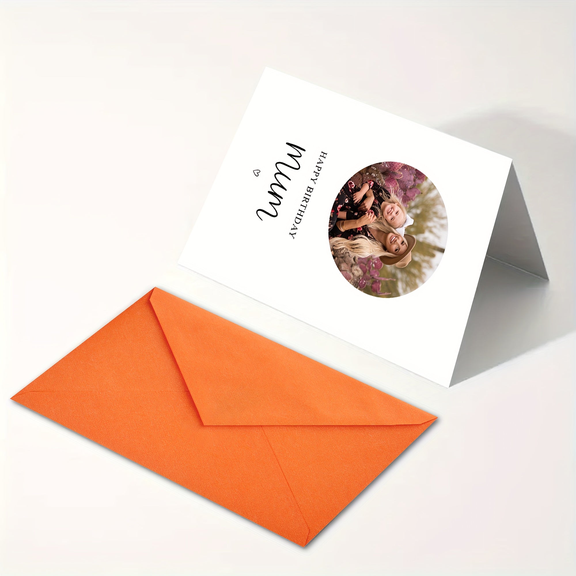 Personalized Birthday Mum Thank You Card with Photo Cute Creative Mother’s Day Gift