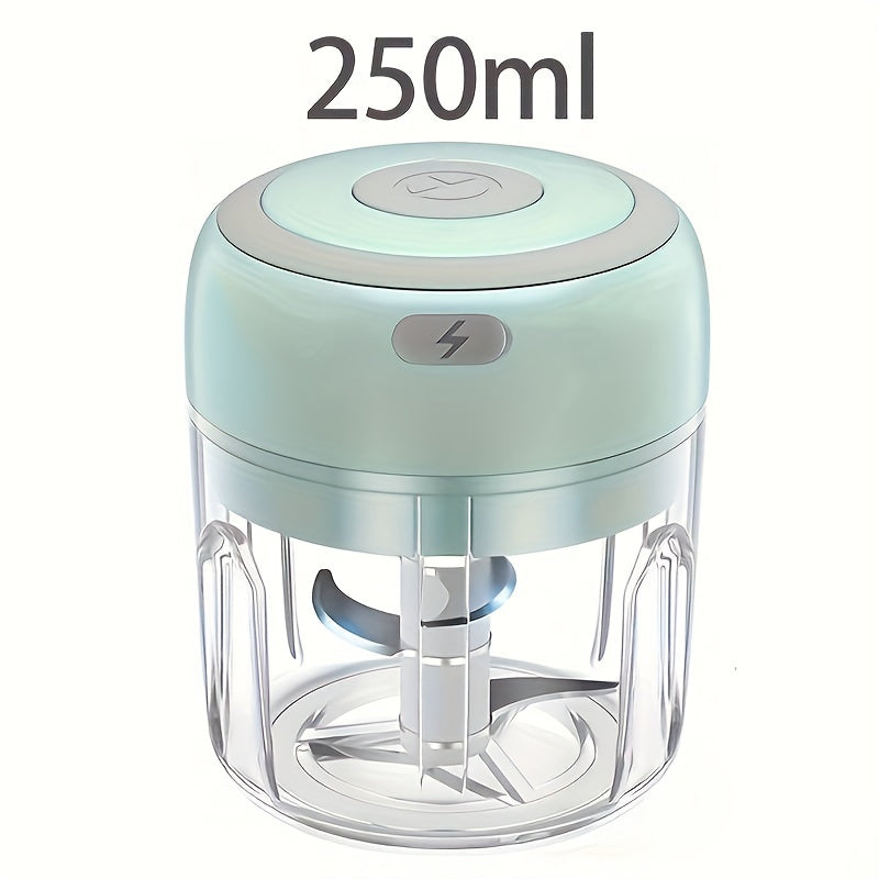 USB Rechargeable Mini Food Processor with Powerful Blender and Easy-Clean Design