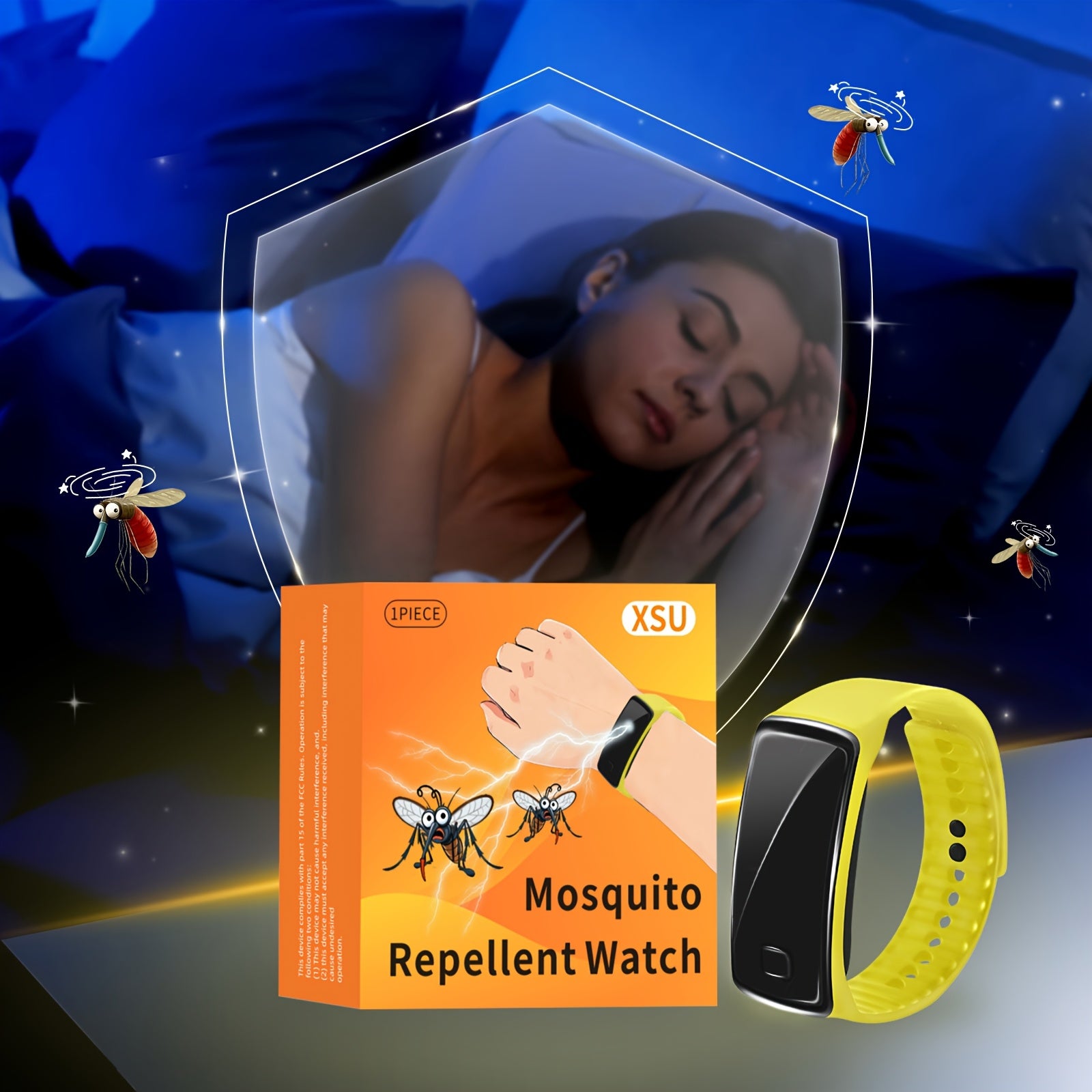 Mosquito Repellent Wristband Silicone Insect Protection Band for Men Women Outdoor