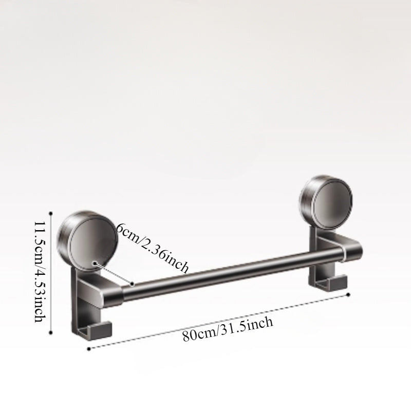 Suction Cup Bathroom Slipper Rack Wall-Mounted Shoe Organizer Drying Holder