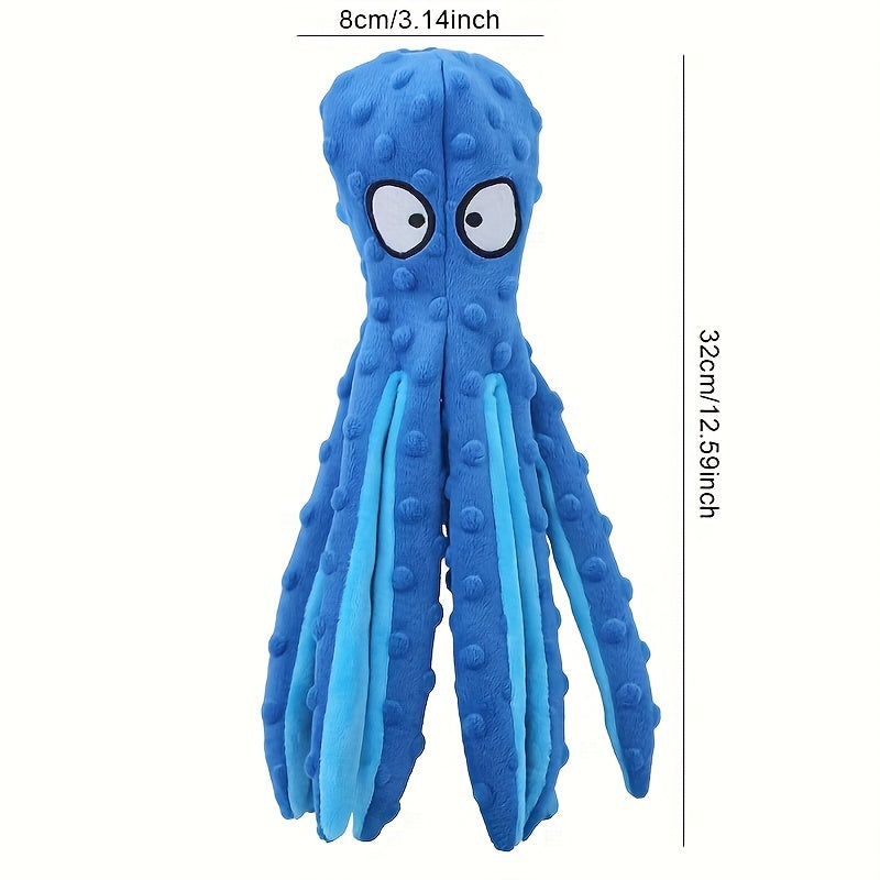 Plush Pet Toy with Sound and Leather Shell for Dogs and Cats