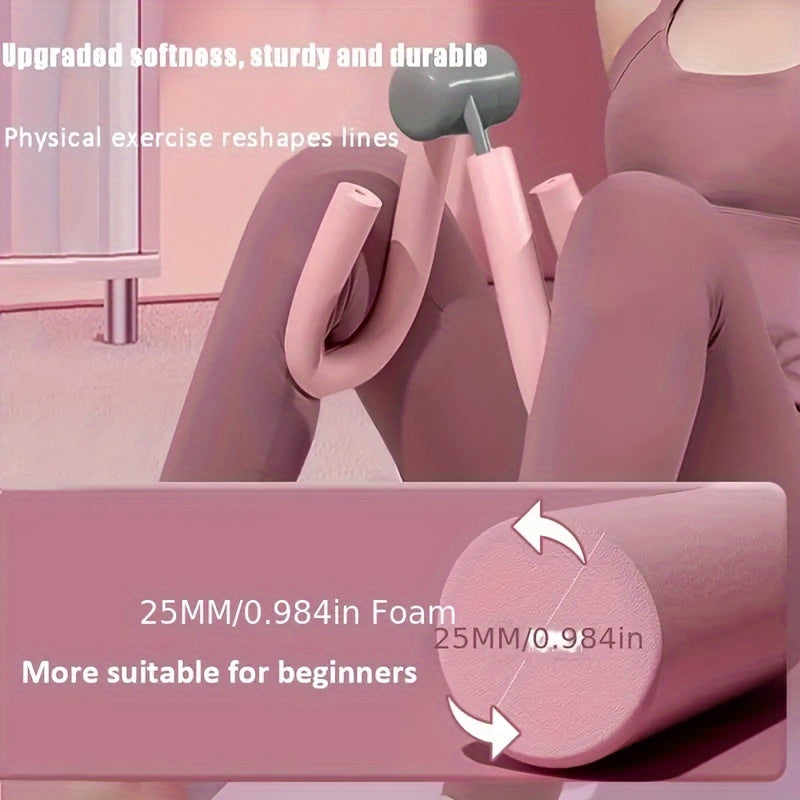 Conjunto de entrenamiento de músculos del suelo pélvico para hombres y mujeres, equipo de yoga de resistencia, color púrpura y rosa