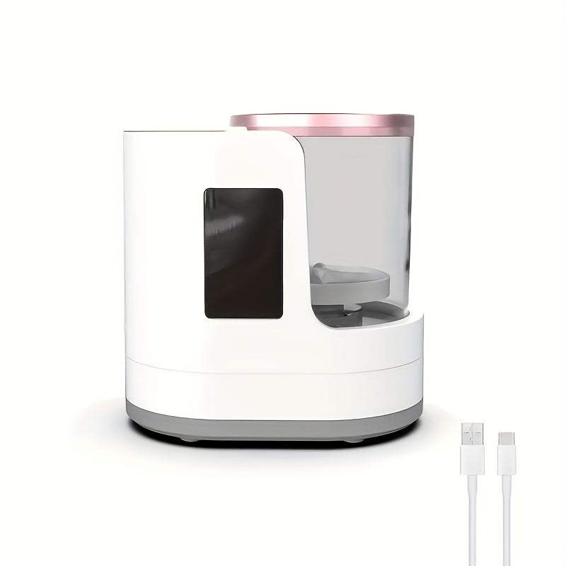 Limpiador, secador y desinfectante eléctrico para brochas de maquillaje 3 en 1 alimentado por USB