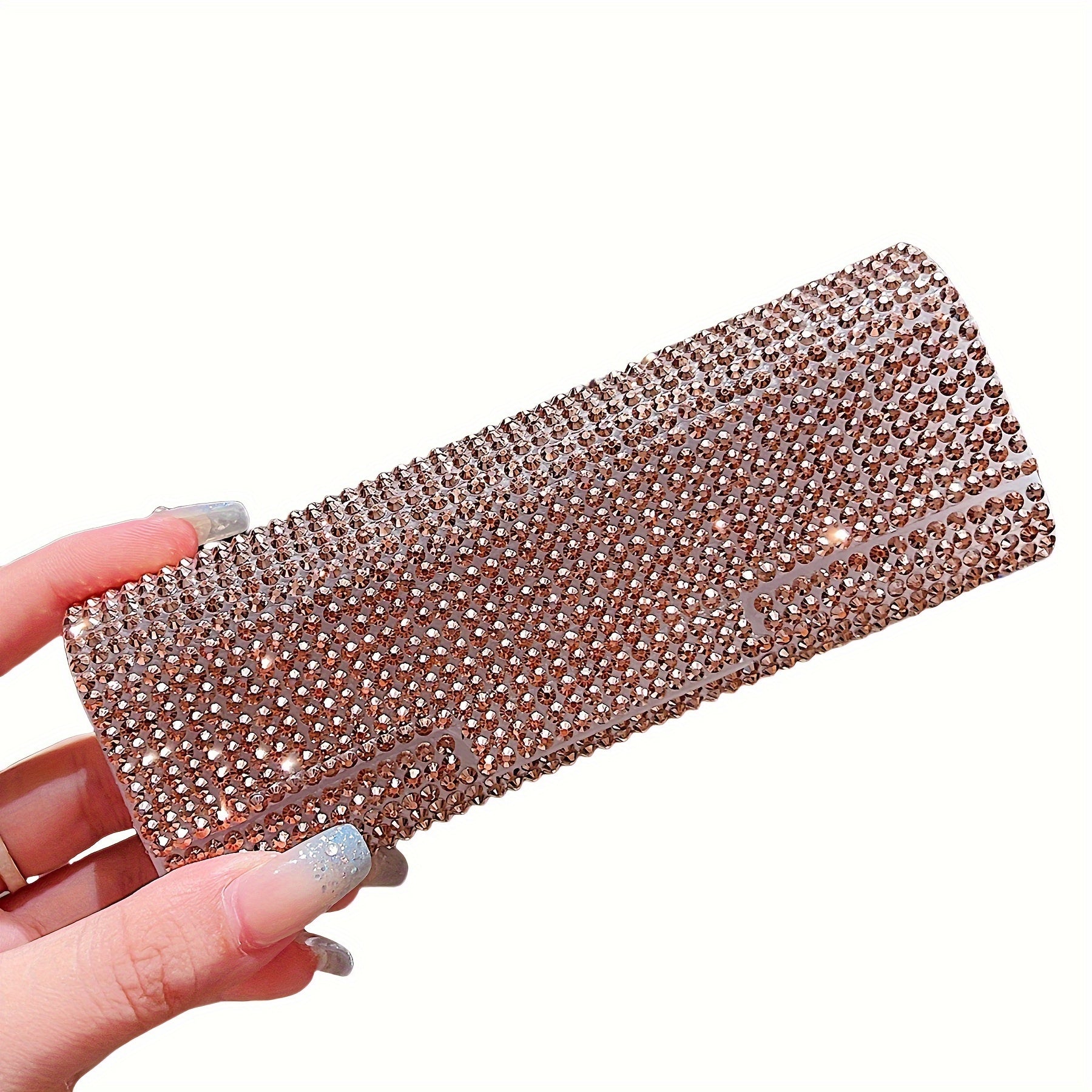 Shiny Rhinestone Eyeglass Case and Jewelry Box Plastic Storage for Women