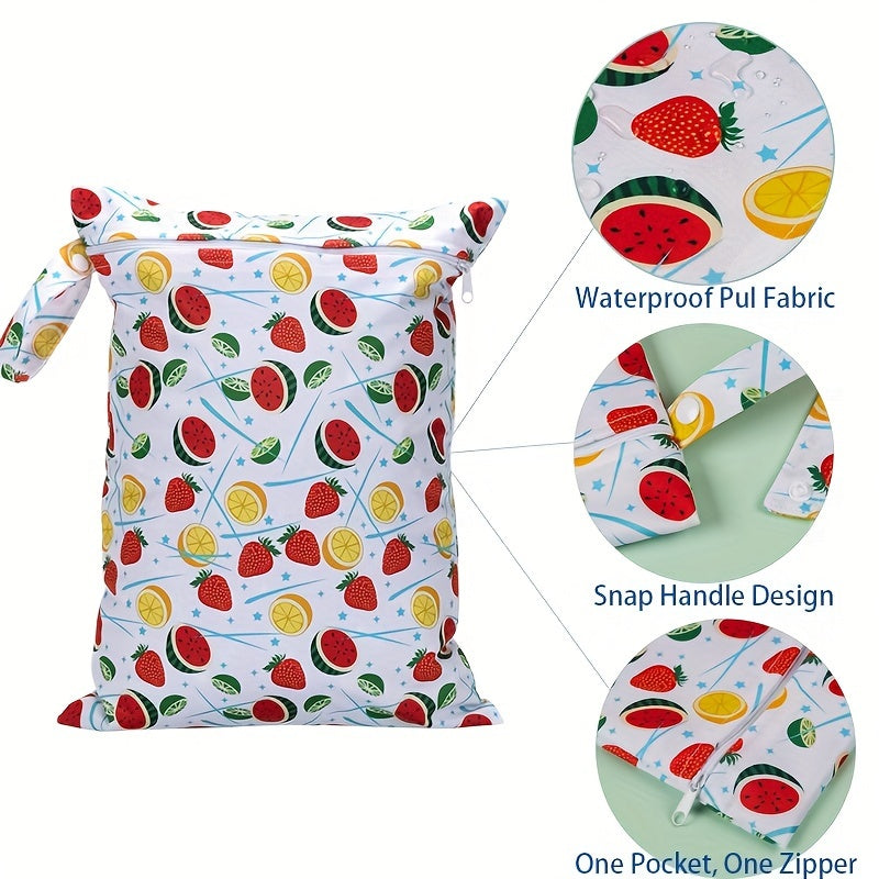 Reusable Waterproof Wet Bag for Travel and Outdoors for Wet Clothes Diapers Swimsuits