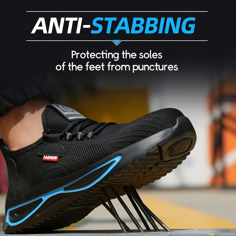 Lightweight Breathable Safety Shoes for Hiking Impact and Puncture Protection