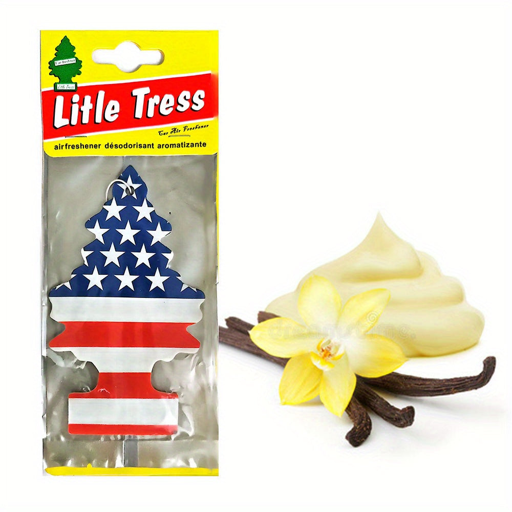 Car Air Freshener Hanging Paper Tree for Home or Vehicle Scented Decor