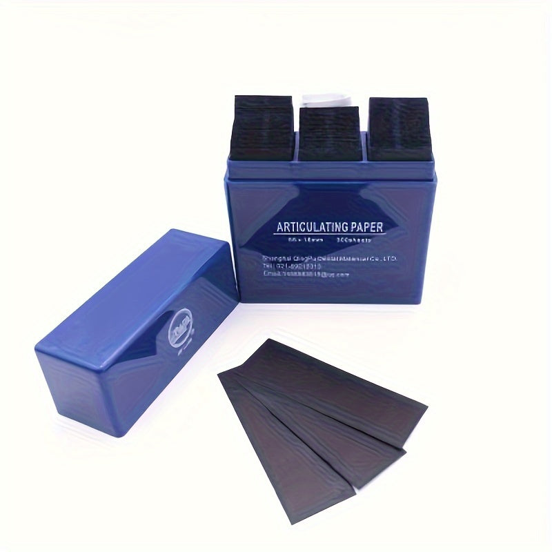 Dental Test Strips Set of 300 Paper Bite Paper Strips for Occlusion Measurement