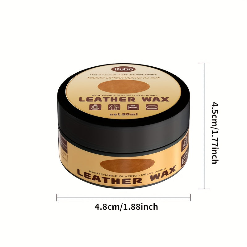 Pasta de cuidado de cuero para zapatos y tapicería Acondicionador de brillo nutritivo