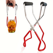 Stainless Steel Canning Jar Lifter Tongs for Hot Jars with Grip Handle