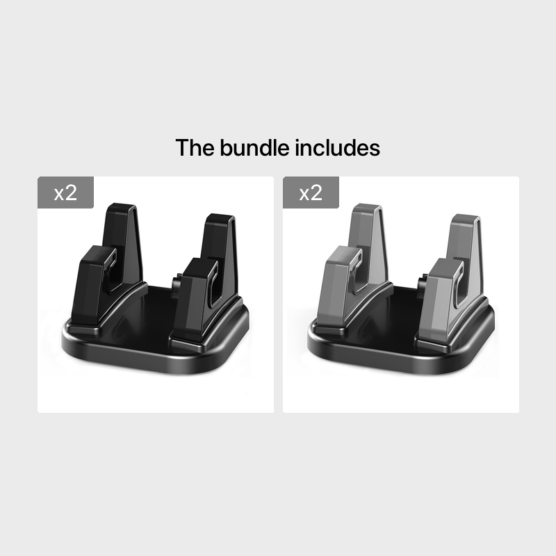 Soporte universal para teléfono de coche de silicona con rotación de 360°