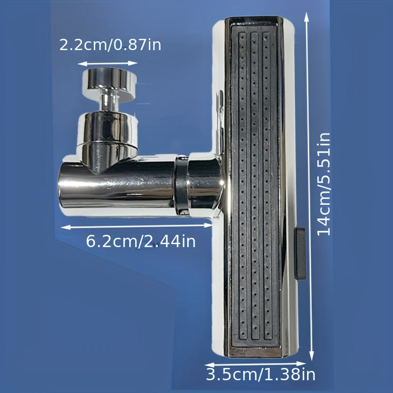 Zinc Alloy Chrome Rain Shower Head Set with Side Sprayer and Single Hole Mount