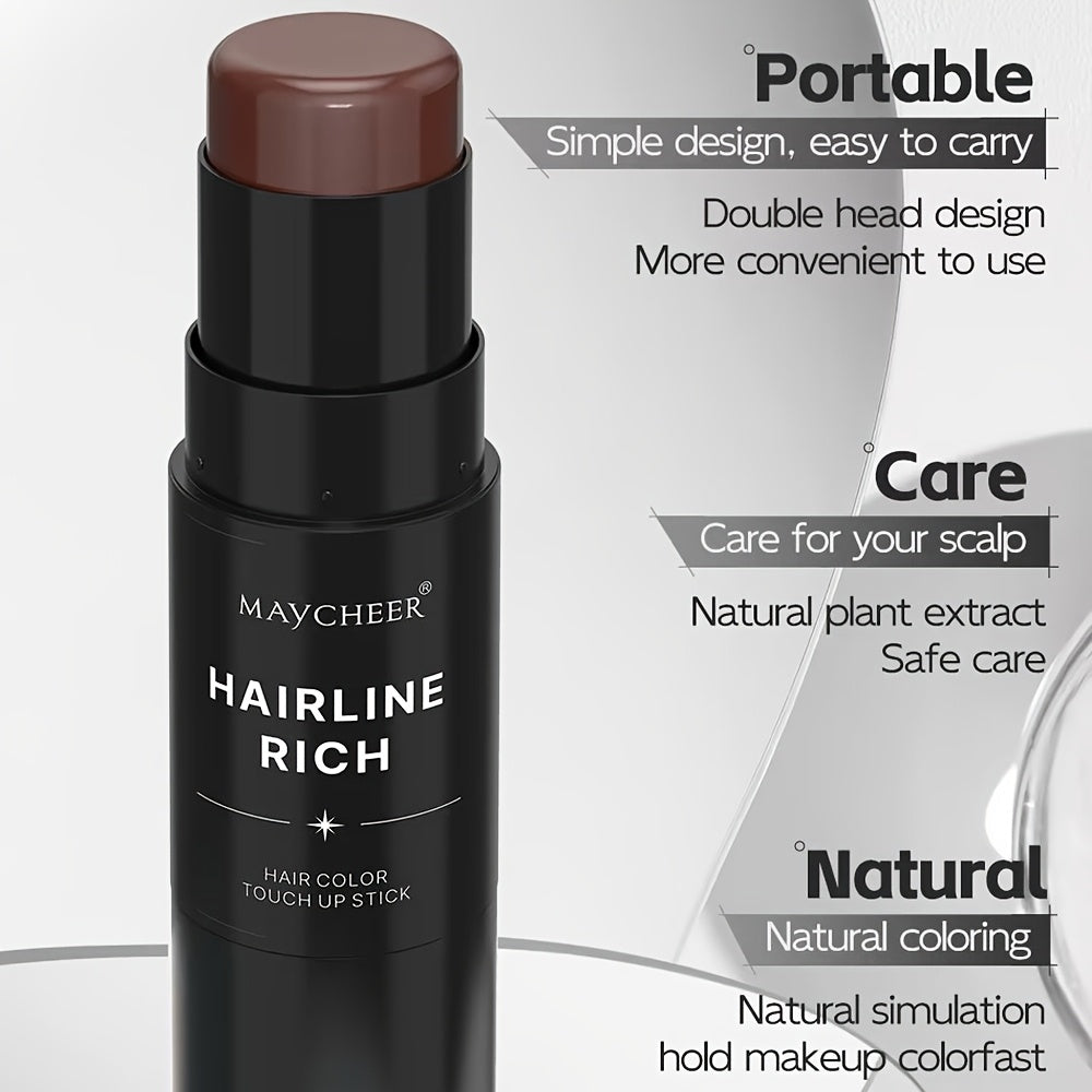 Временный карандаш для окрашивания волос для белых и седых корней, водостойкая щетка