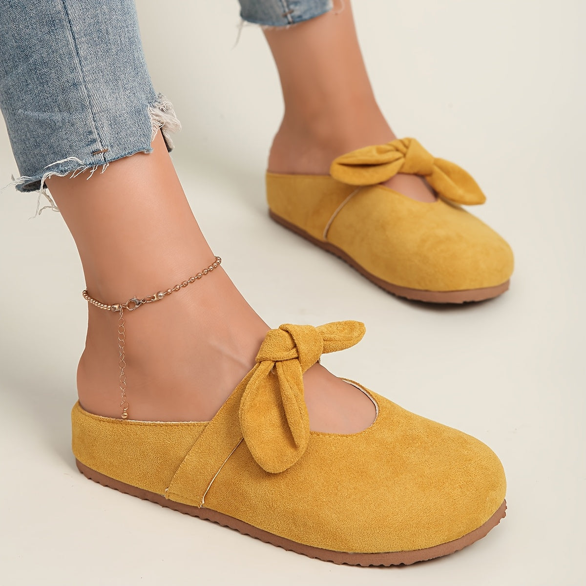 Women's Slip-On Shoes Cushioned Sole Non-Slip Rubber Casual Formal