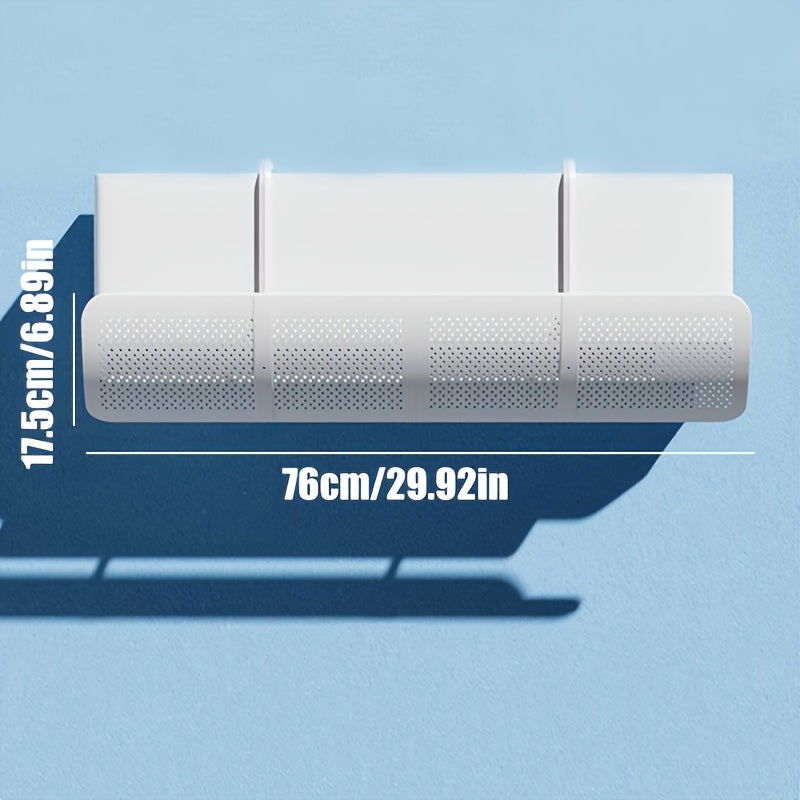 Universal Air Conditioner Cover Wall Mount Deflector Honeycomb Dense Cell Easy Install