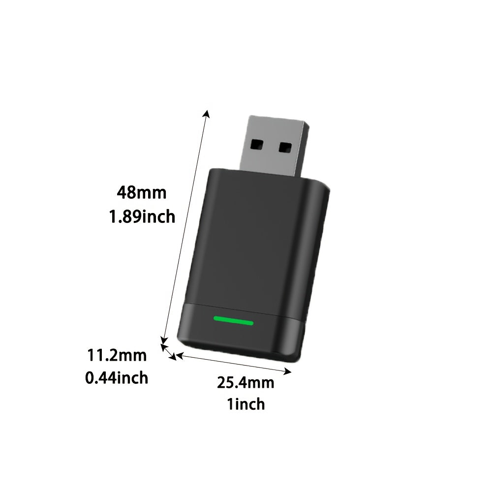 Adaptador inalámbrico 2-en-1 CarPlay y Android Auto con USB, alimentación, baja latencia, compatible con iPhone y teléfonos Android