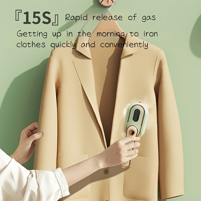 Mini Steam Iron Portable Handheld Clothing Steamer With Foldable Handle