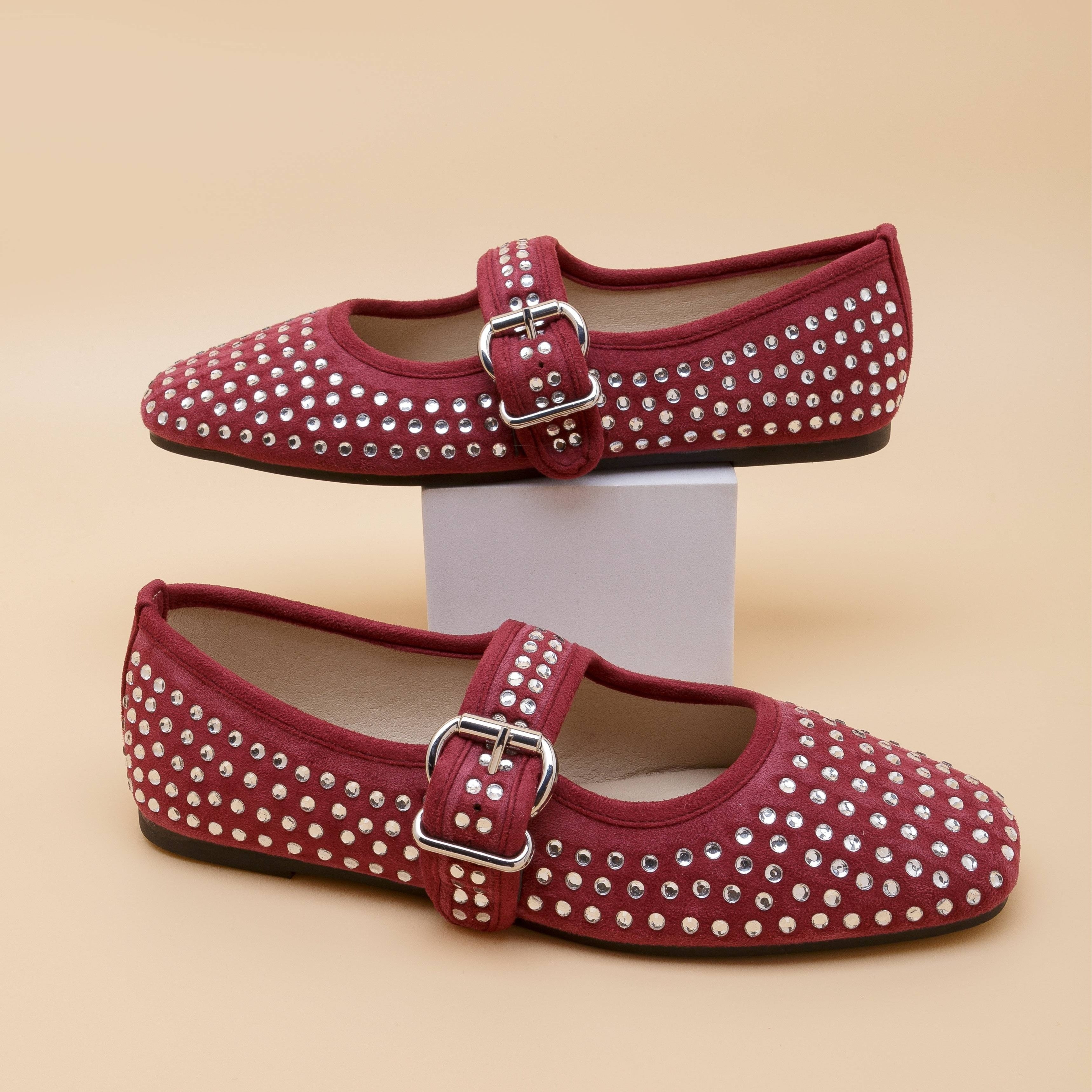 Women's Ballet Flats Leather Classic Dress Casual Shoes