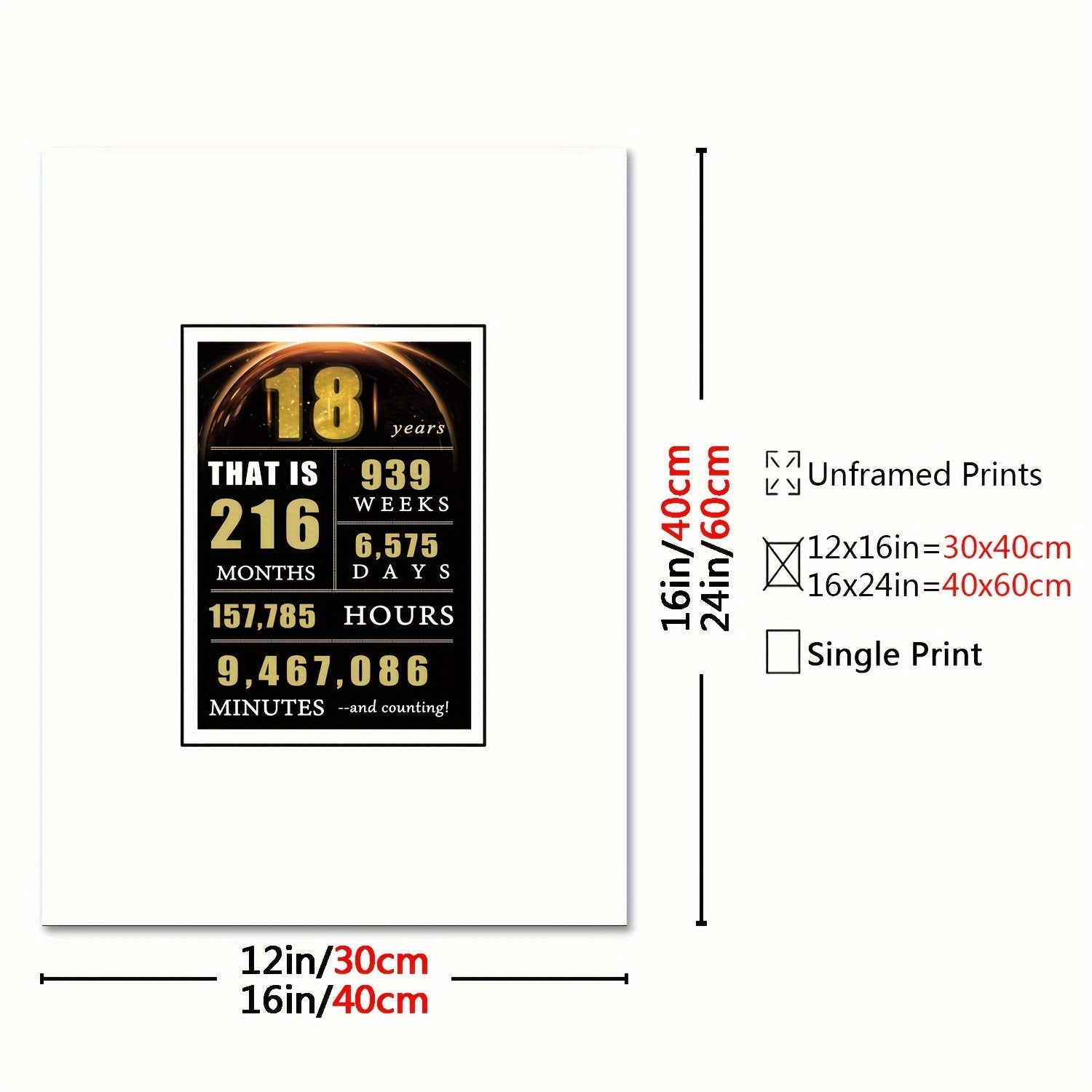 Qiziqarli 18-yoshga toʻlish bayrami bezaklari: Ramkasiz imzo taxtasi mehmon kitobi, kulgili sovgʻalar, erkaklar yoki ayollar uchun imzolangan plakat. Yubileylar va bayram bezaklari uchun ajoyib.
