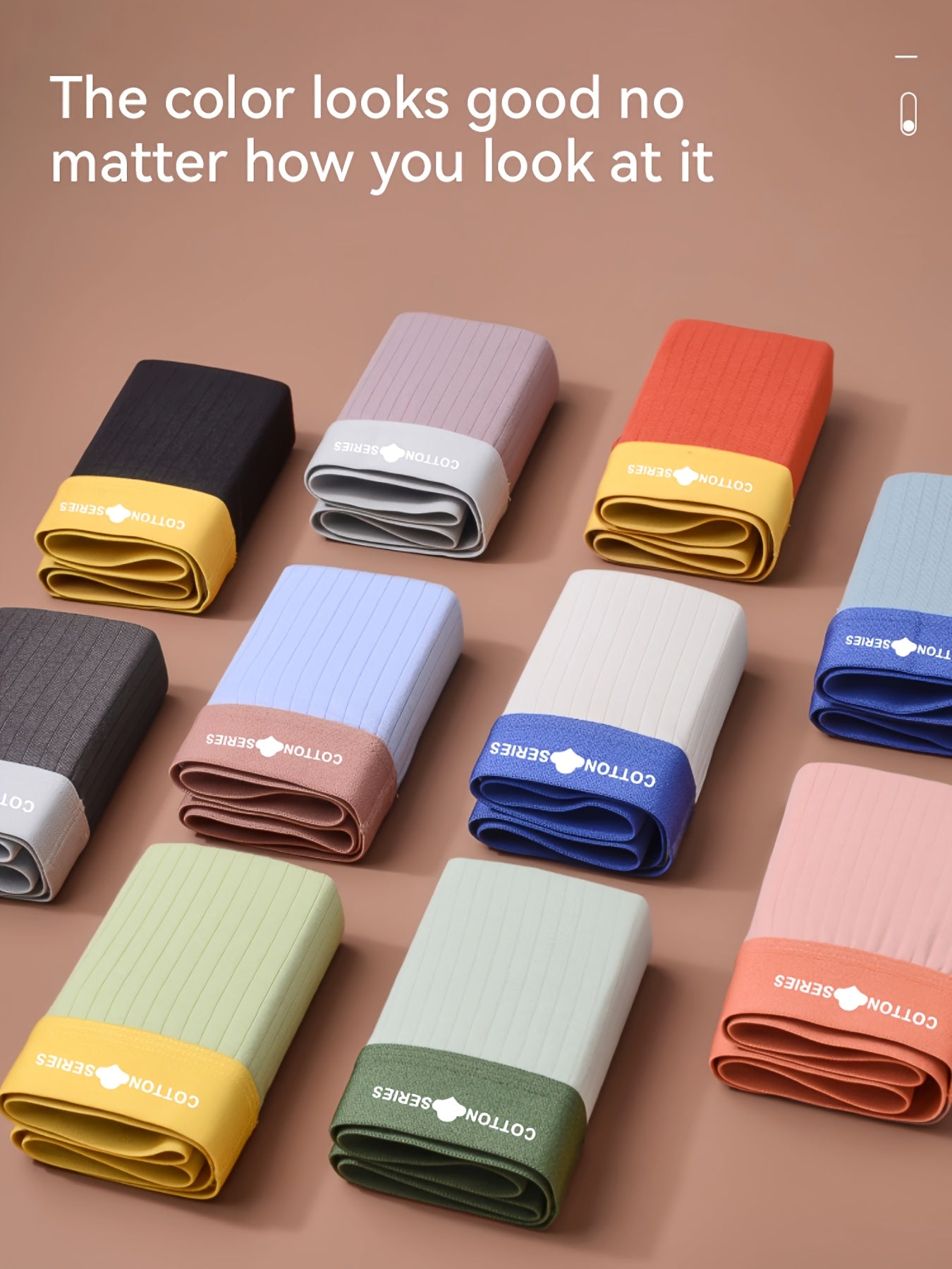 Men's Cotton Boxer Briefs 10 Pack with Elastic Waistband Sweat-Absorbent Color Block