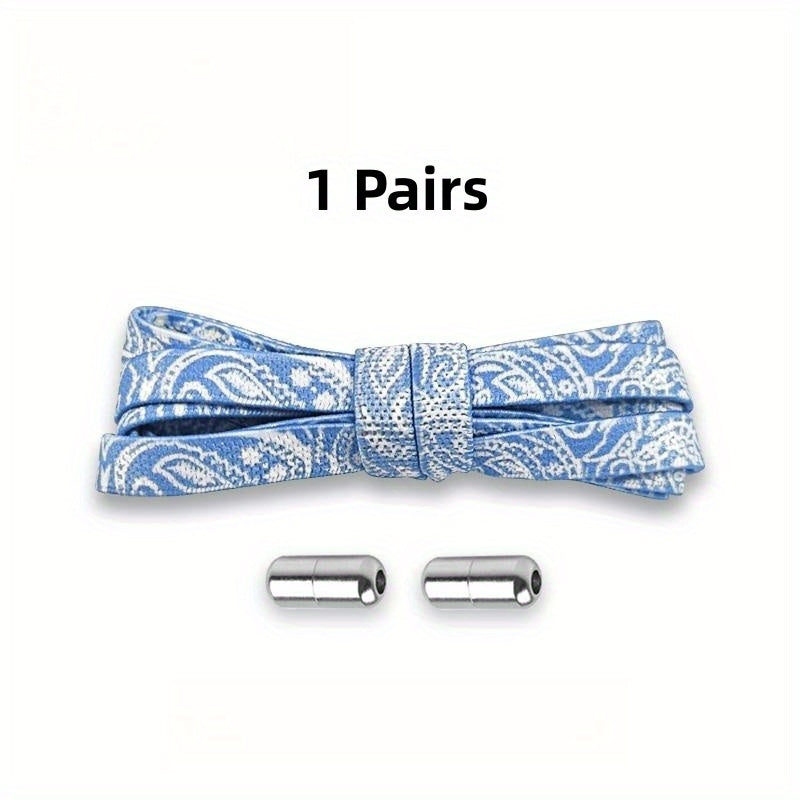 Adult No Tie Elastic Shoe Laces Pair Low Profile Easy To Wear