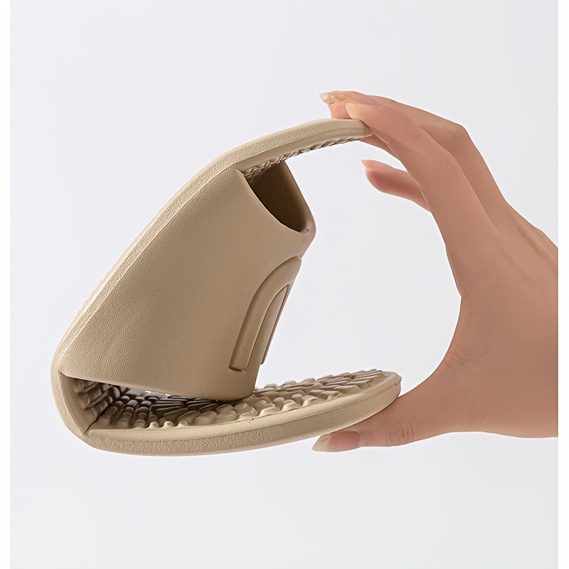 Unisex EVA Massage Slippers Foldable Non-Slip Indoor Bathroom Slides