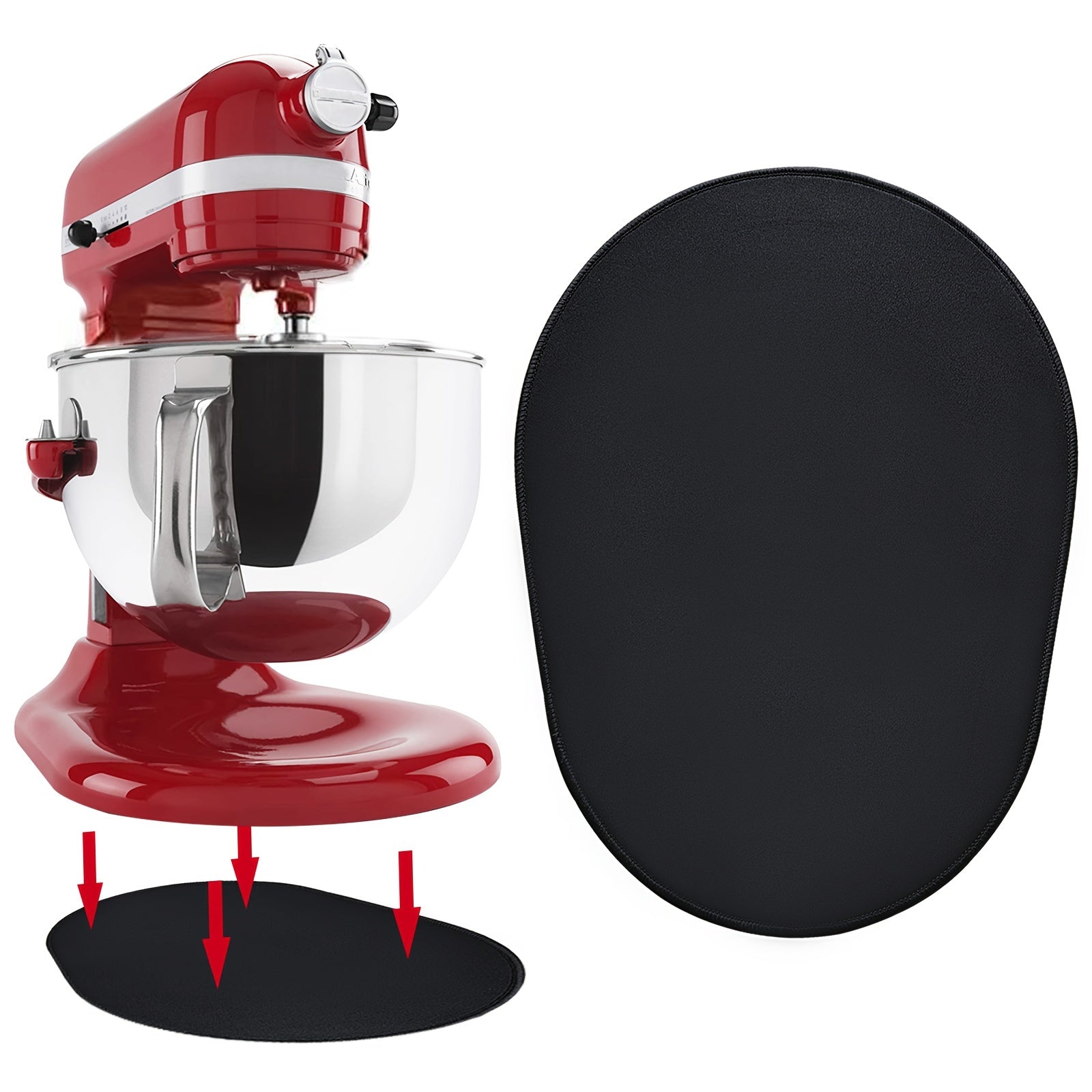 Mixer Slide Mat for Stand Mixers, 5-8 Qt Bowl Lift and Tilt-Head Accessories