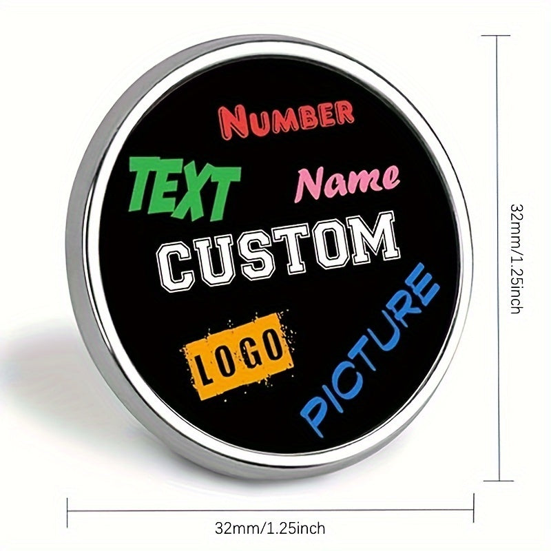 Personalized Enamel Brooches and Badges with Photos for Gifts and Celebrations