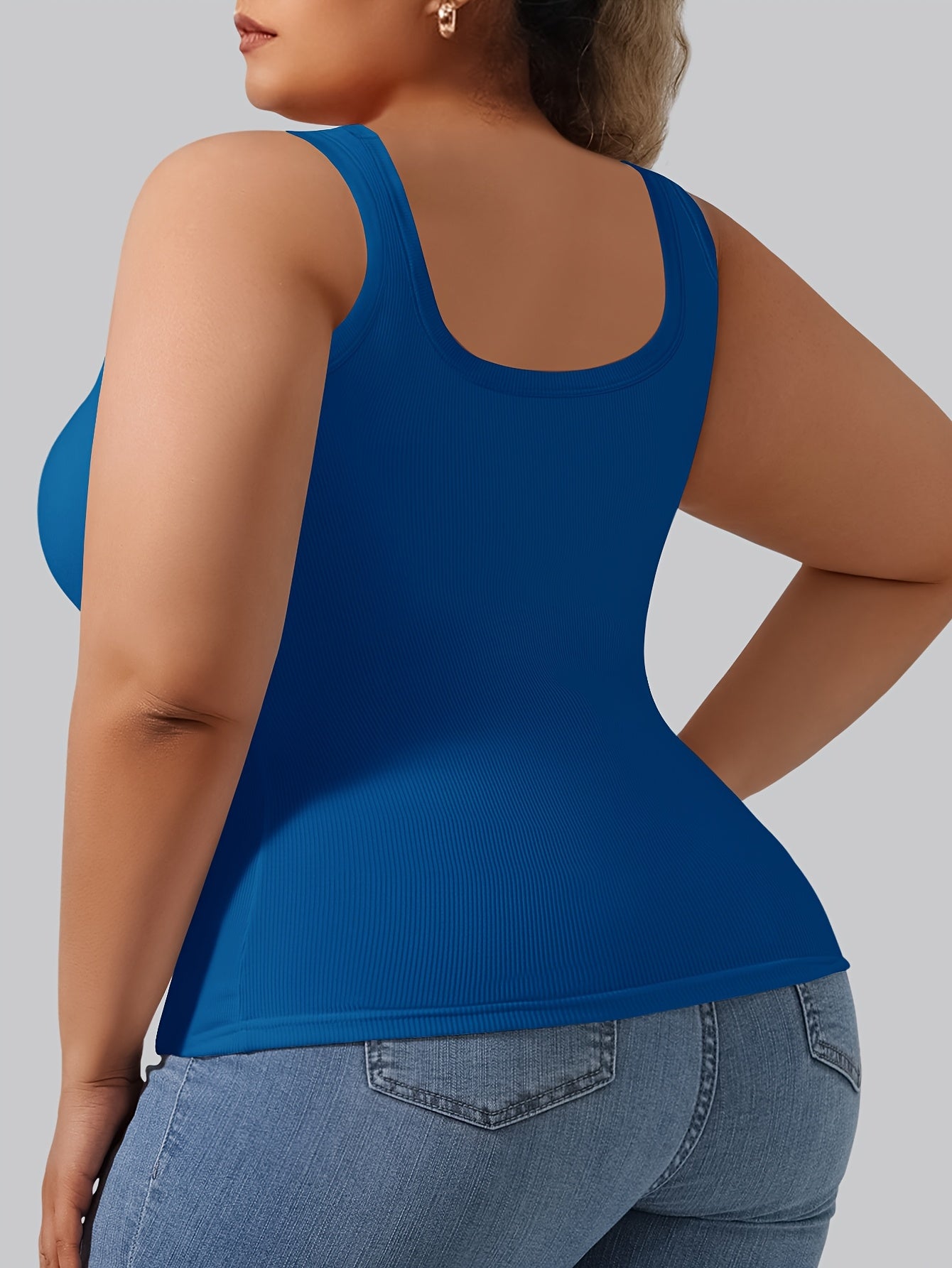 Women's Plus Size Sports Bra with Built-In Pads Ribbed Stretch Breathable Pink White