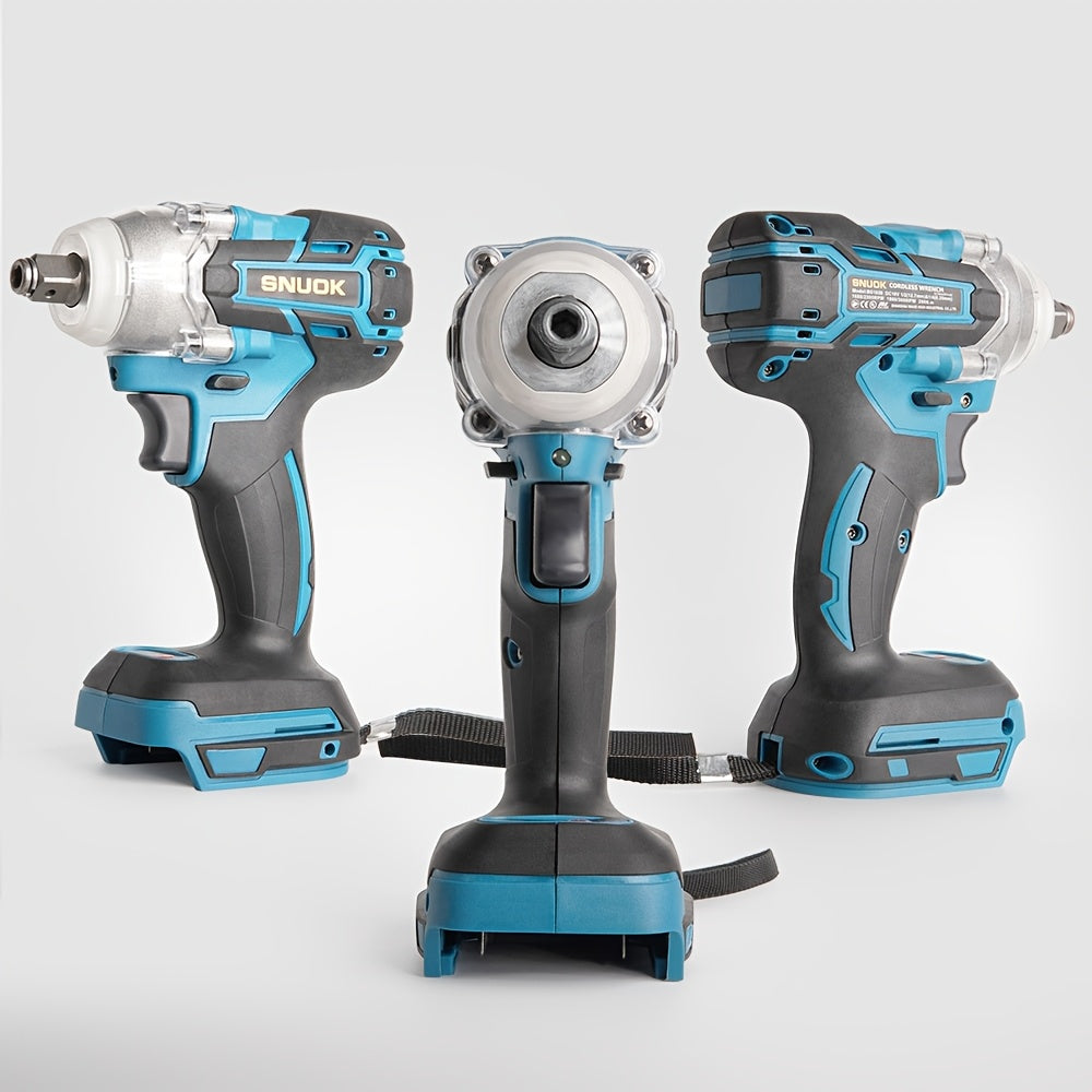 18V Brushless Impact Wrench Cordless Dual Function with High Torque and 1/2 Inch and 1/4 Inch Interfaces