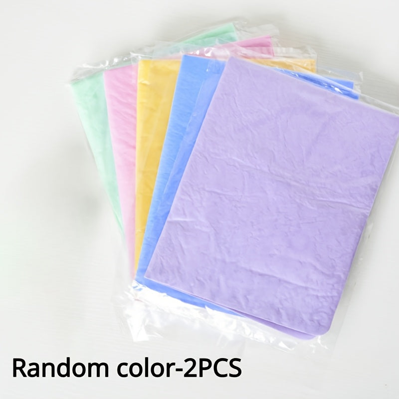 Paquete de 2 piezas de paño de gamuza absorbente para secar y limpiar