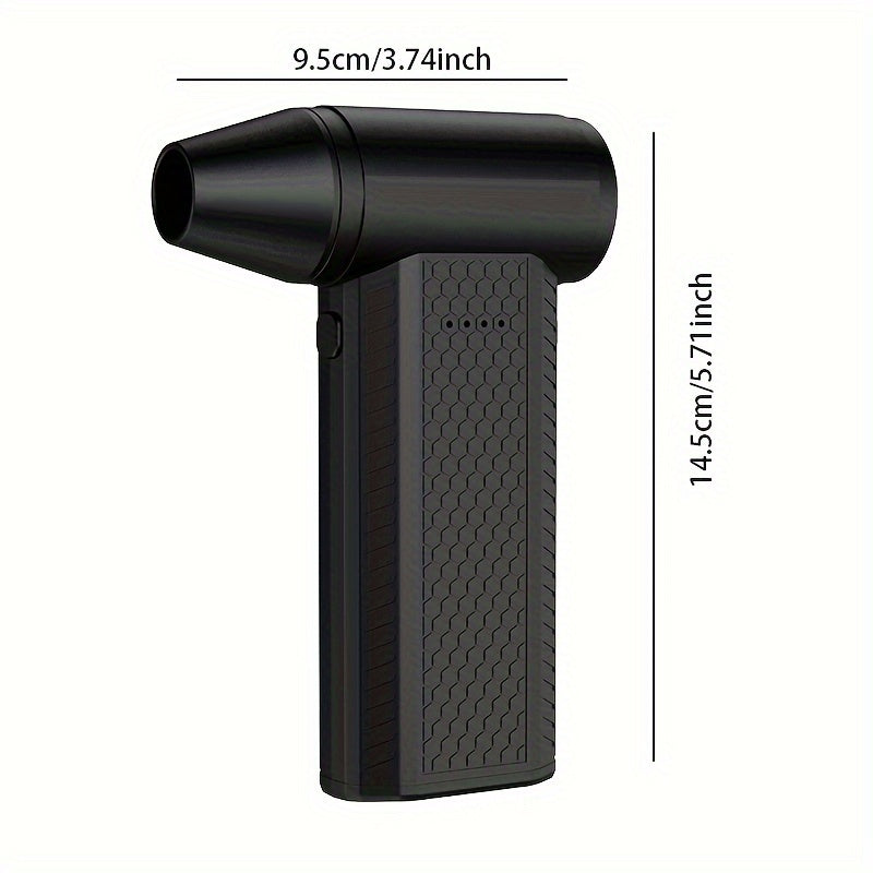 High-Speed Jet Dry Mini Blower 130000 RPM Portable USB Rechargeable