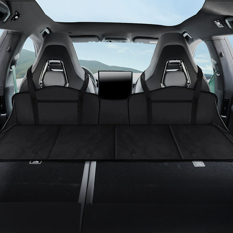 Universal Black Cargo Bed Mat with Storage Bag for SUVs and Trucks